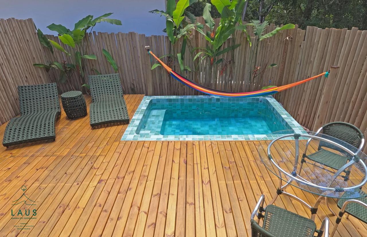 Laus Bangalos Experience - Piscina Privativa - Praia De Algodoes - Peninsula De Marau - Bahia Praia dos Algodoes Εξωτερικό φωτογραφία